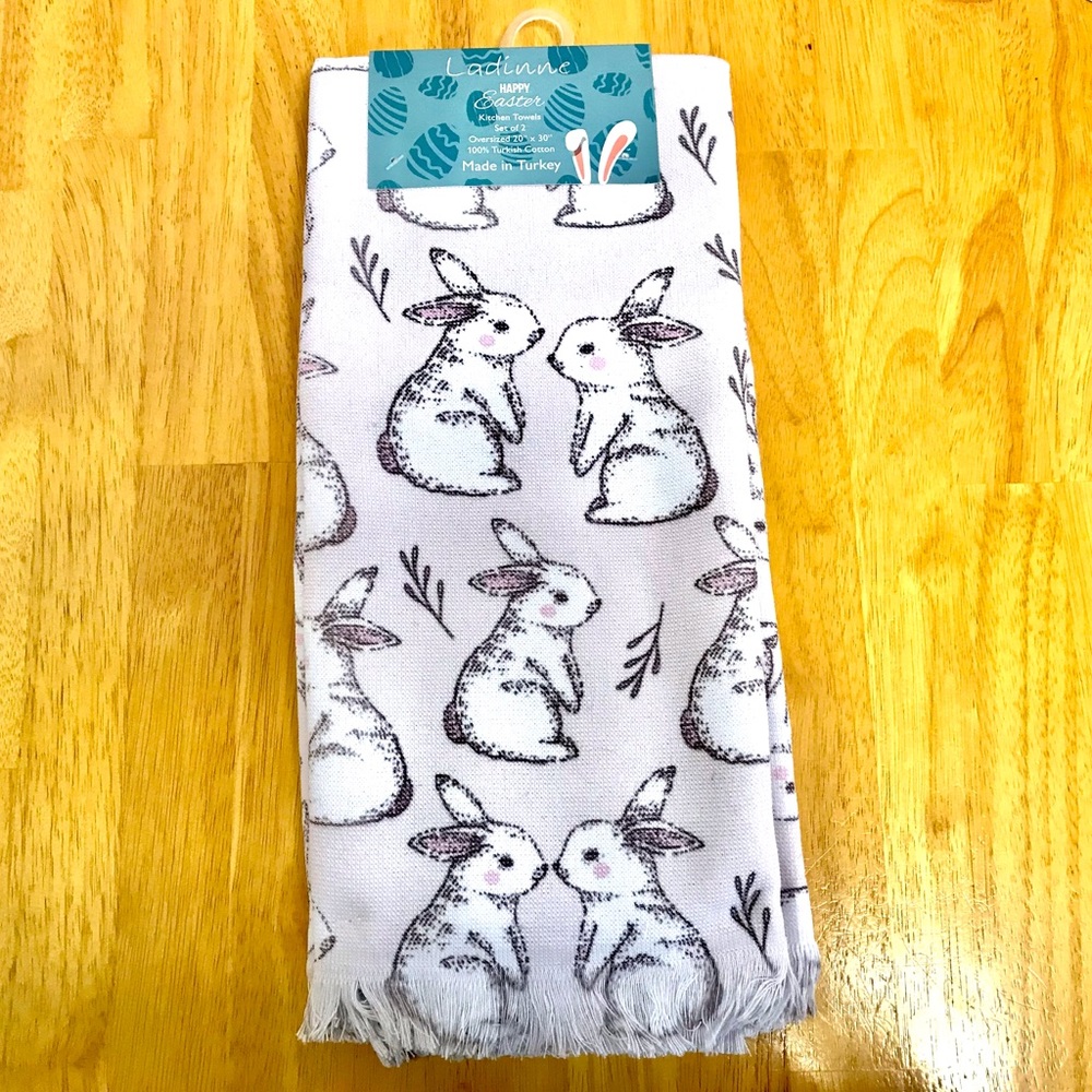 Ladinne Happy Easter Kitchen Towels